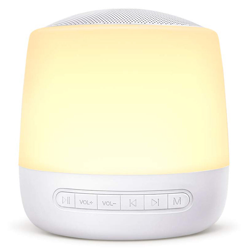 White Noise Machine - USB Powered Noise Maker With Calming Light Speaker For Sleep