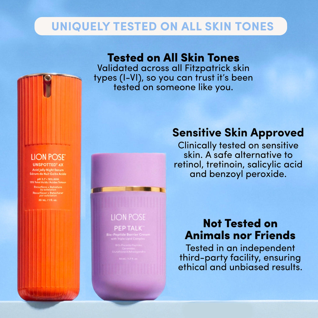 Acid Jelly Serum | UNSPOTTED 4X® Night Serum for Dark Spot Treatment & Skin Brightening