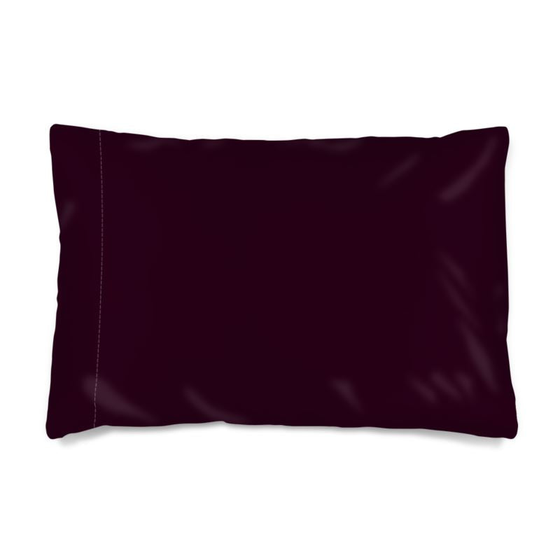 Silk Pillowcase Luxury Plum Satin – Handmade Premium Soft Bedding Cover