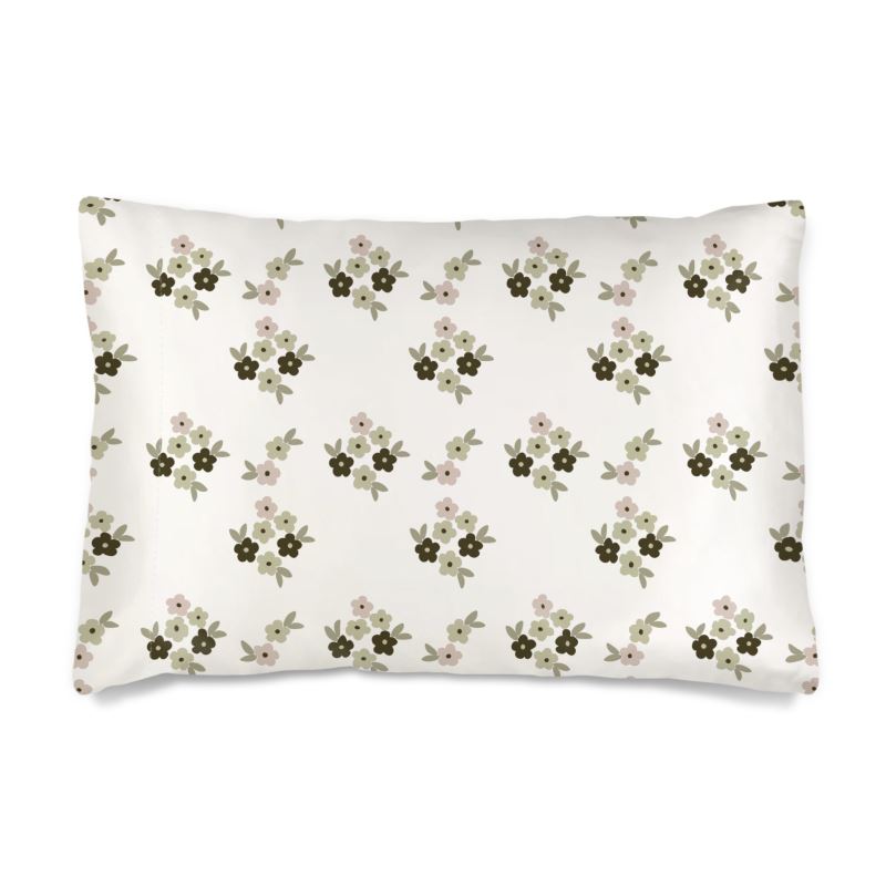 Silk Pillowcase – Luxury Floral Satin Pillow Covers | Handmade Premium Fabric