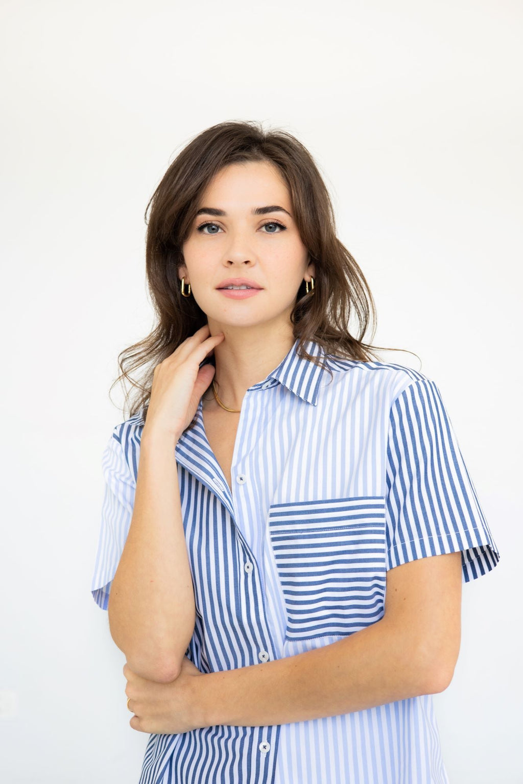 Amalfi Stripes Capri Set - Breathable Cotton Lounge Set | Salua Lingerie Pajamas