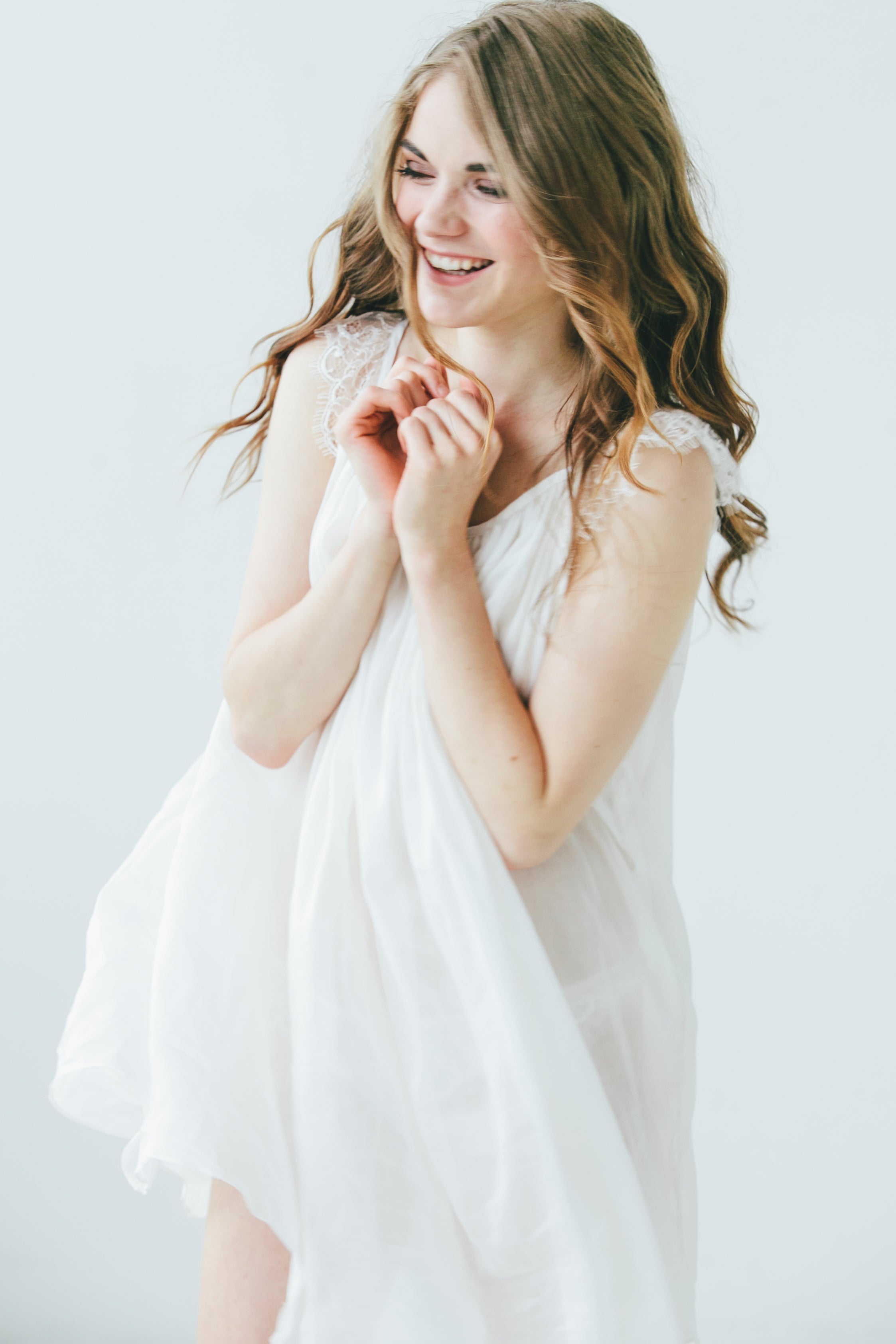 Cotton Silk Babydoll – Vintage Style Nightdress With Lace Trim & Soft Fabric