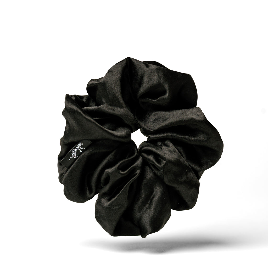 Organic Silk Scrunchie – Oversized Mulberry Silk Ponytail Holder | 22 Momme OEKO-TEX Certified