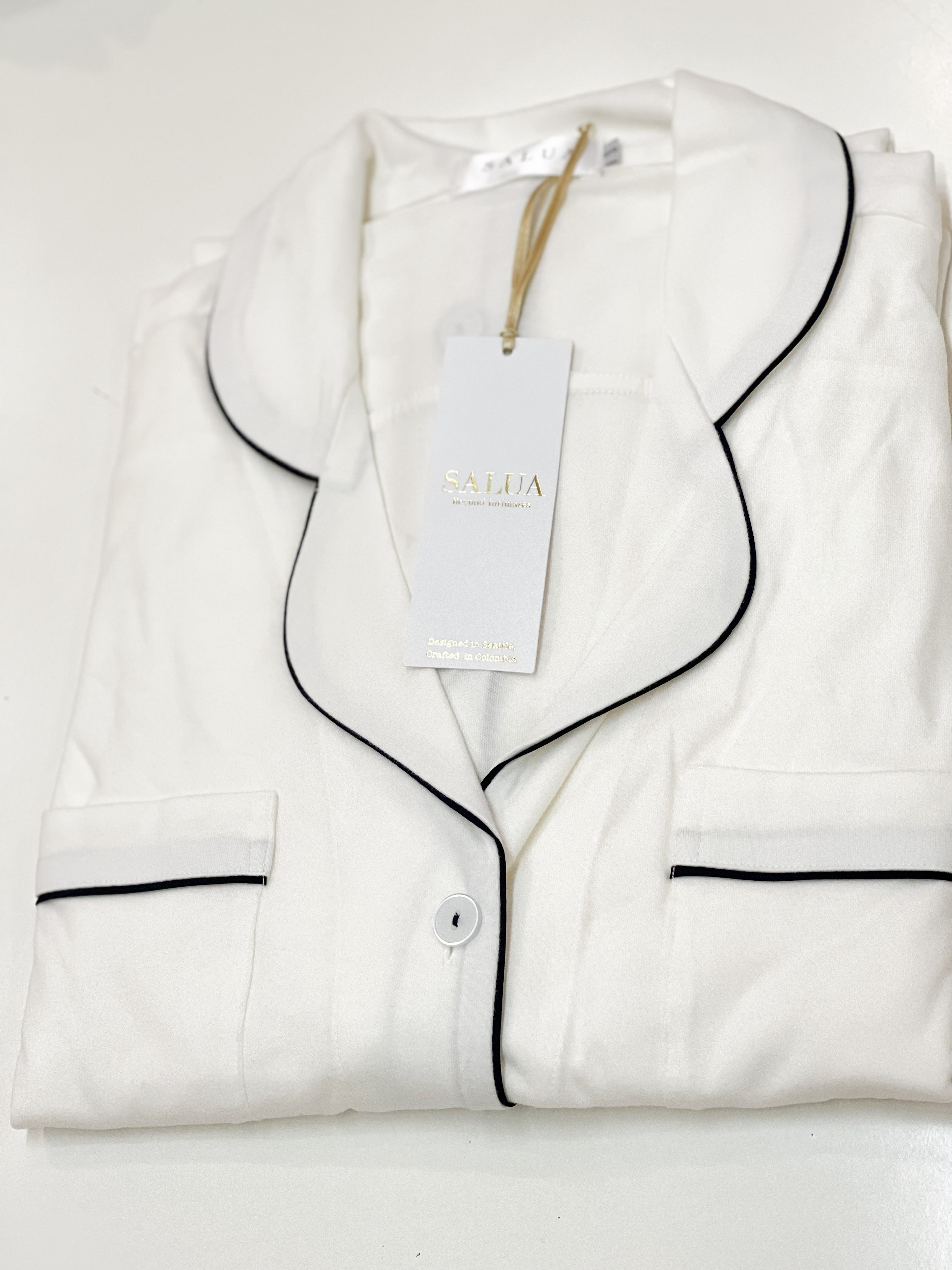 Luxury Sleep Shirt - Long Brushed Pima Cotton Nightshirt | Limited Colors