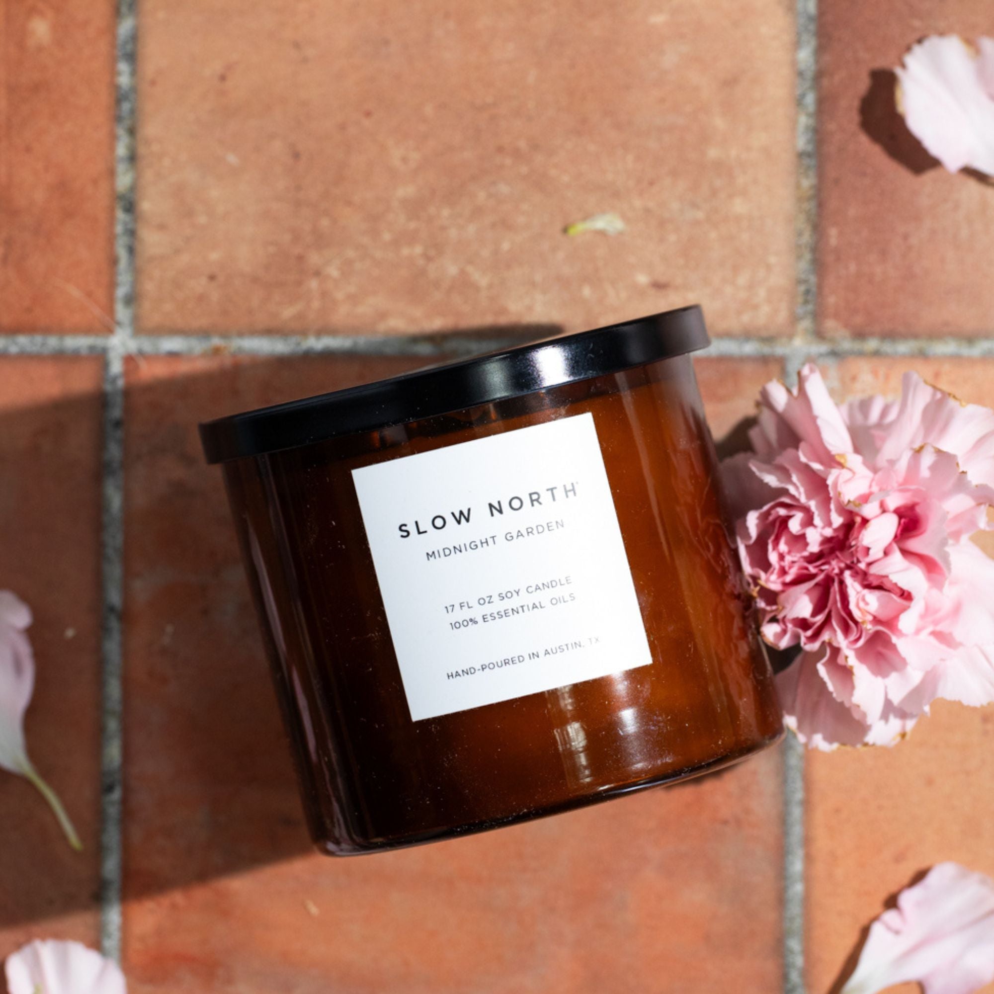 3-Wick Soy Candle – Midnight Garden Lavender Rosemary Floral Aromatherapy Candle