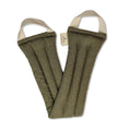 Weighted Neck Wrap - Olive Green Cotton Linen Wrap | Heat & Cold Therapy Pack