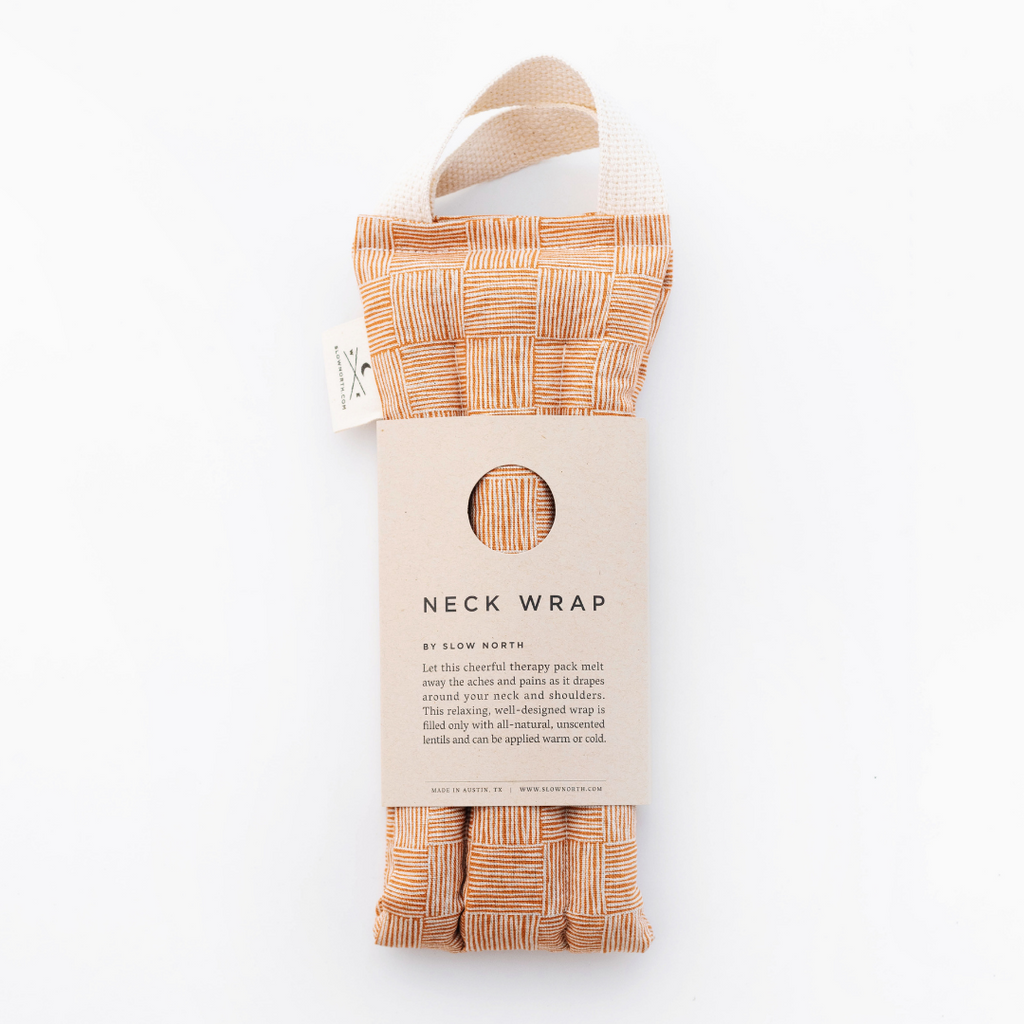 Neck Wrap Therapy - Handmade Cotton Linen Wrap for Hot Cold Pain Relief