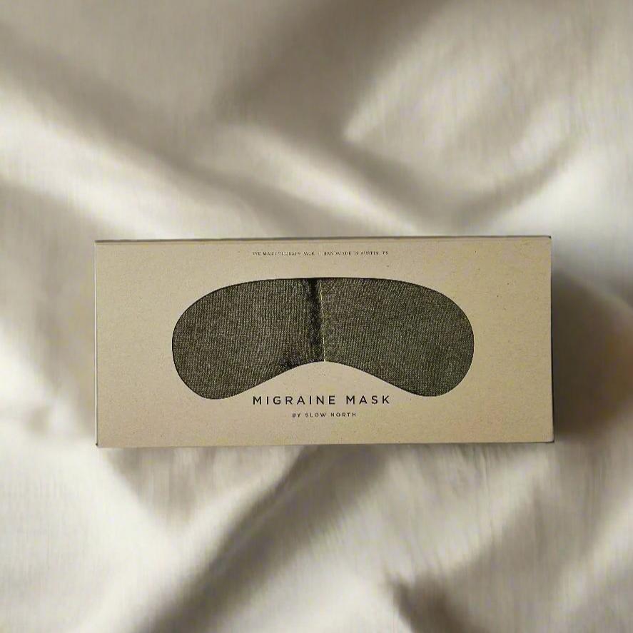 Migraine Relief Eye Mask – Weighted Cotton Linen Therapy Eye Pack
