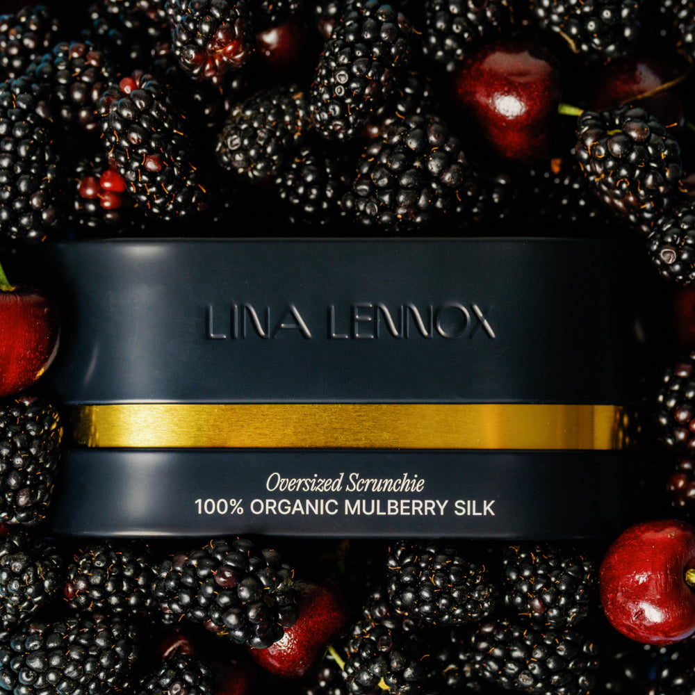 Organic Silk Hair Bonnet – Mulberry Silk Bonnet Black | Handmade 22-Momme Sleep Cap