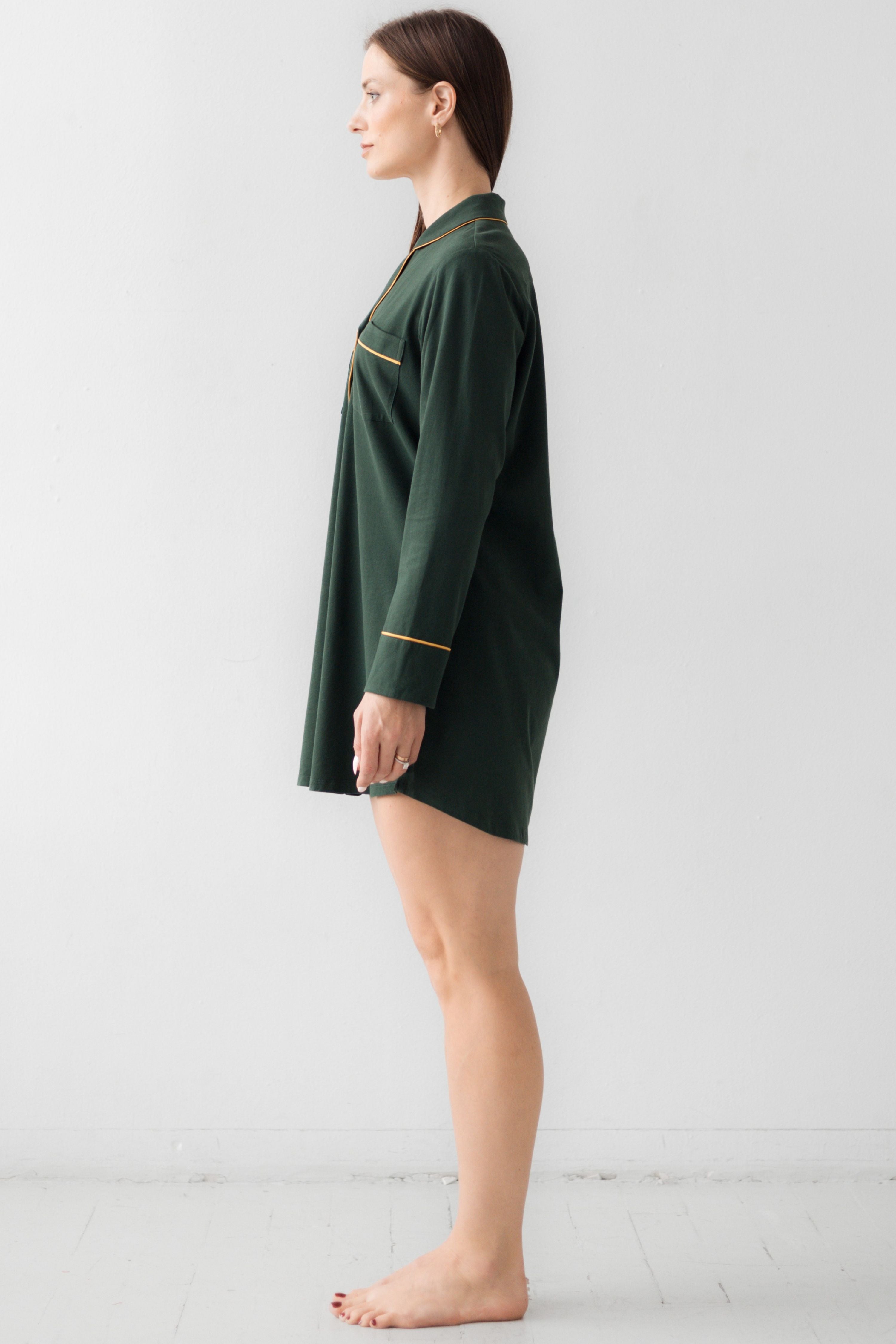 Luxury Sleep Shirt - Classic Pima Cotton Nightshirt | Cozy, Soft & Ethical