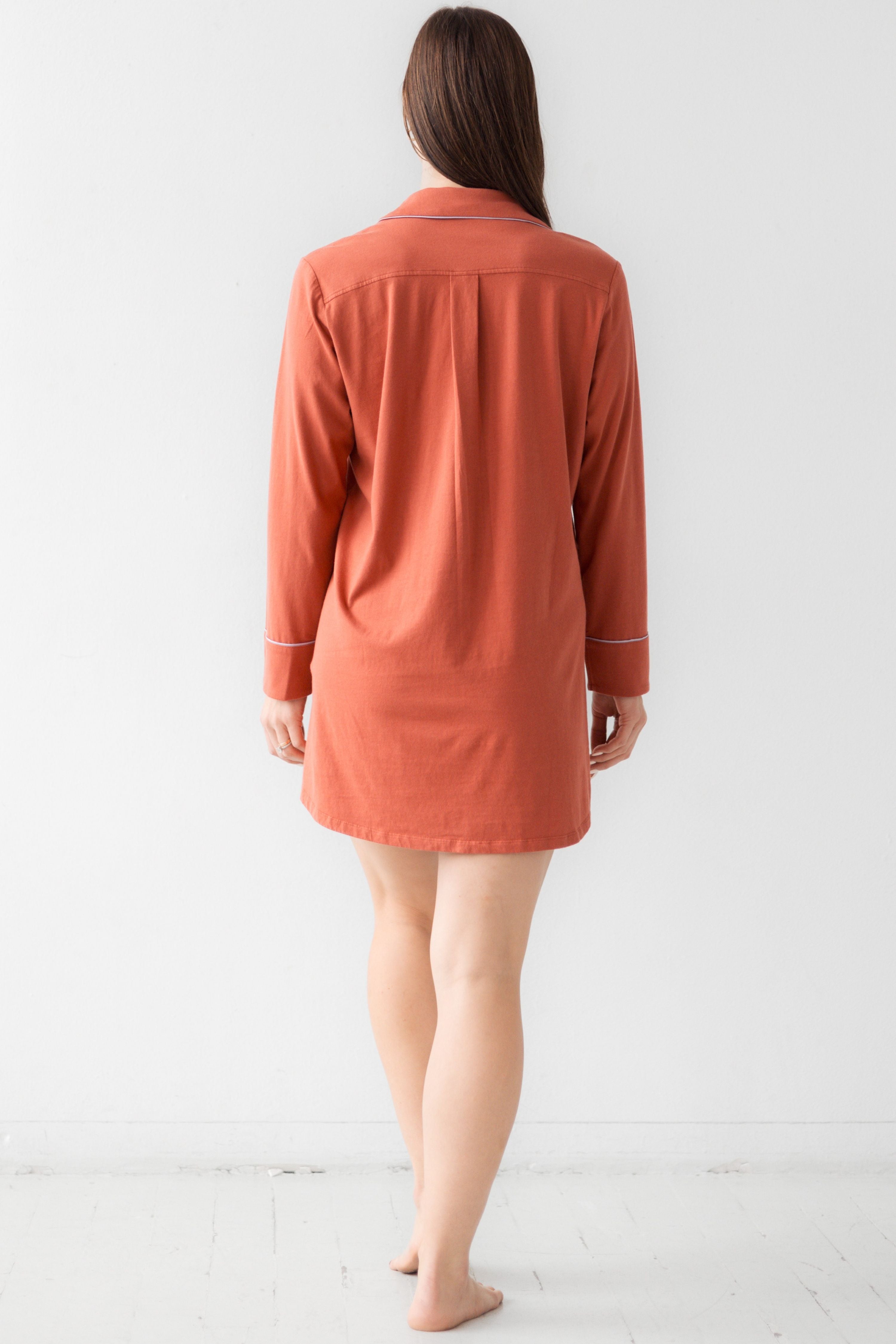 Luxury Sleep Shirt - Classic Pima Cotton Nightshirt | Cozy, Soft & Ethical