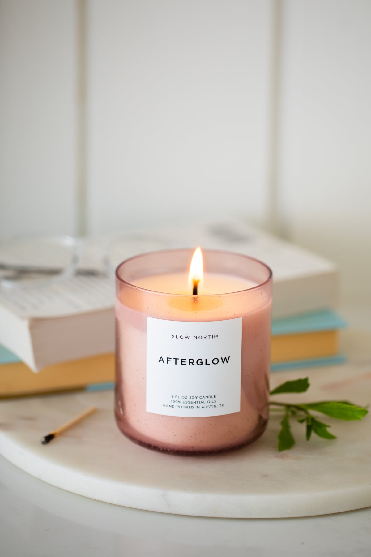Spa Scented Candle - Afterglow Aromatherapy Soy Wax Candle | Floral Spice Blend