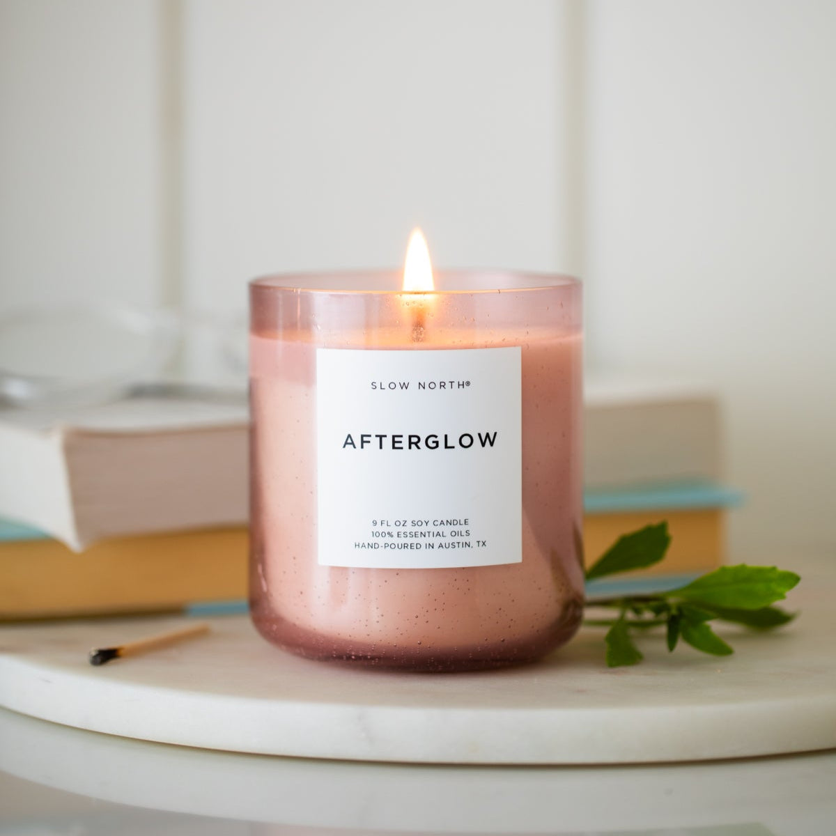 Spa Scented Candle - Afterglow Aromatherapy Soy Wax Candle | Floral Spice Blend