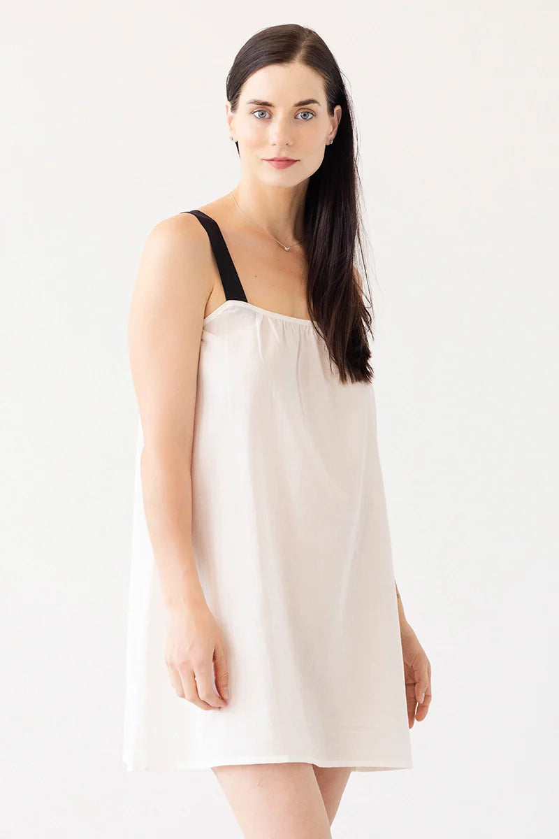 Cotton Babydoll Dress – Refined Strap Soft Fabric Lingerie by Salua Lingerie