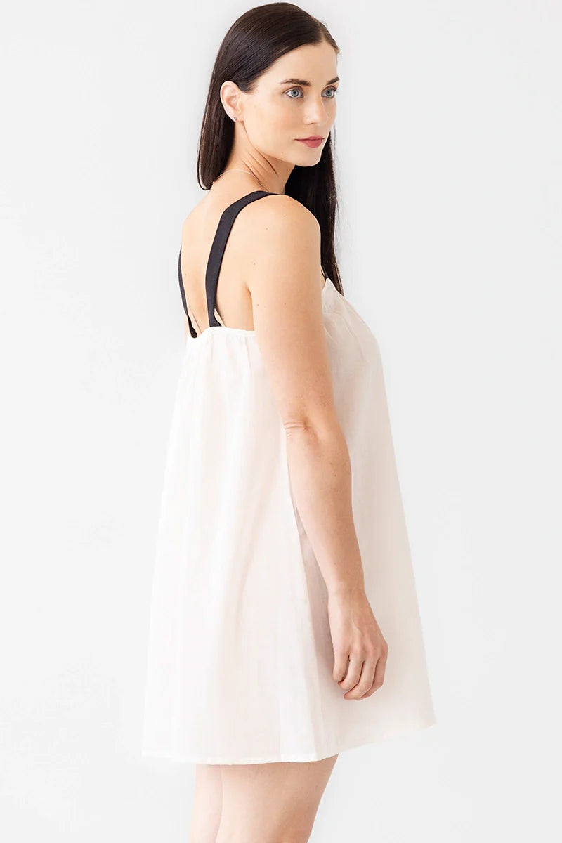 Cotton Babydoll Dress – Refined Strap Soft Fabric Lingerie by Salua Lingerie