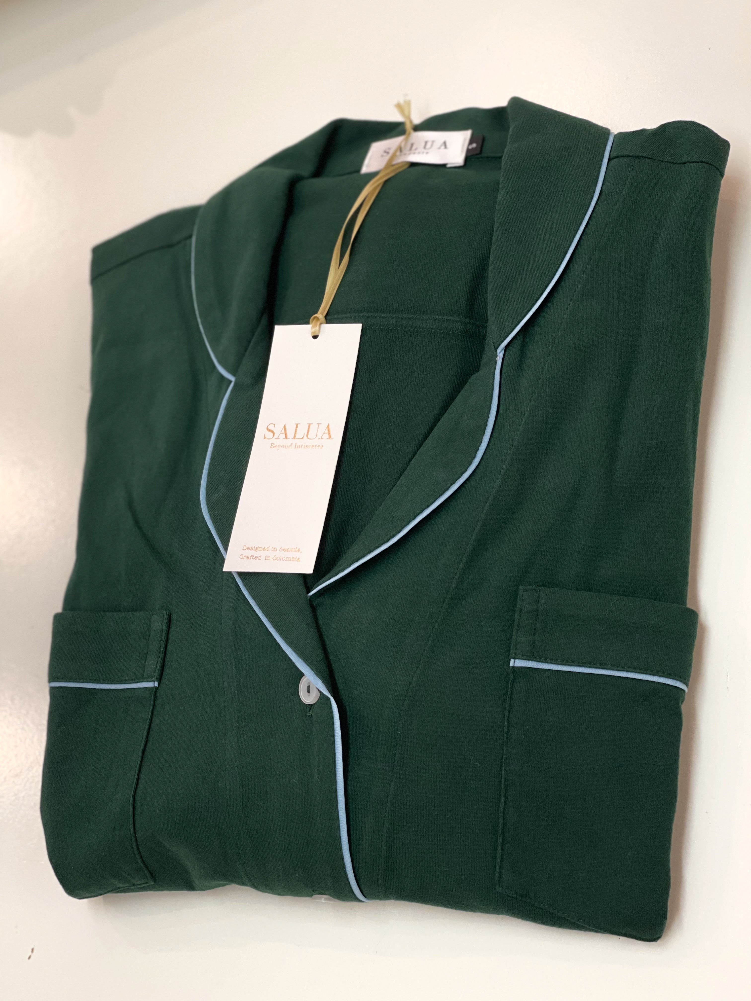 Luxury Sleep Shirt - Long Brushed Pima Cotton Nightshirt | Limited Colors